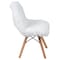 Flash Furniture Kids Shaggy Dog White Accent Chair, PK4 4-DL-DA2018-1-W-GG - alternate 2